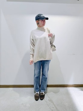 のみ子さん（レディース・154cm）の冬コーディネート