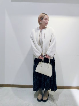 「アイテム（ブルゾン）」を使った、のみ子さん（レディース・154cm・30代）の秋コーディネート