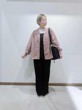 のみ子さん(レディース・154cm)の春コーディネート