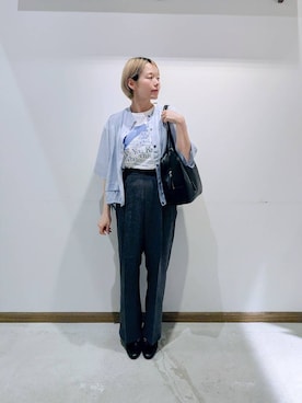 のみ子さん（レディース・154cm）の夏コーディネート