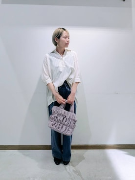 のみ子さん(レディース・154cm)の春コーディネート