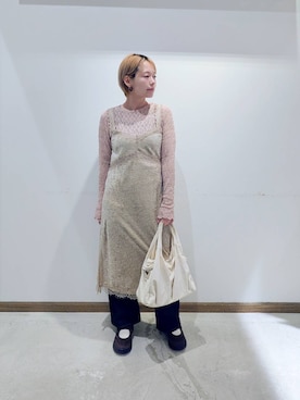 のみ子さん（レディース・154cm）の秋コーディネート