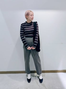 のみ子さん（レディース・154cm）の冬コーディネート