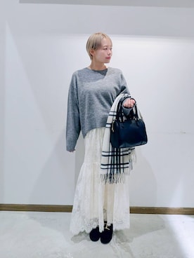 のみ子さん（レディース・154cm）の秋コーディネート