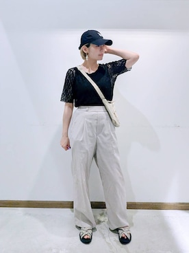 のみ子さん(レディース・154cm)の夏コーディネート