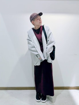 のみ子さん（レディース・154cm）の秋コーディネート
