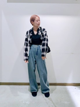 のみ子さん（レディース・154cm）の秋コーディネート