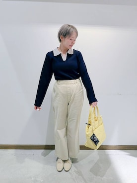 のみ子さん(レディース・154cm)の春コーディネート