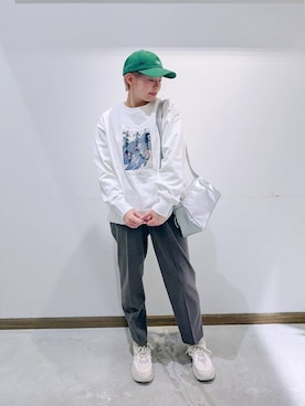 のみ子さん（レディース・154cm）の冬コーディネート