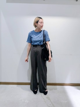 のみ子さん(レディース・154cm)の夏コーディネート
