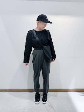 のみ子さん（レディース・154cm）の秋コーディネート