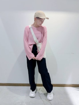 「アイテム（キャミソール）」を使った、のみ子さん（レディース・154cm・30代）の秋コーディネート