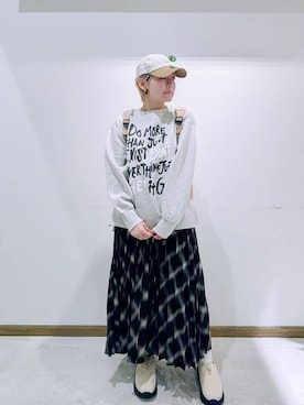 のみ子さん（レディース・154cm）の冬コーディネート