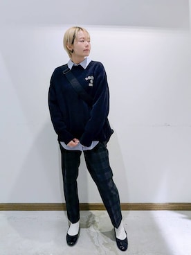 のみ子さん(レディース・154cm)の冬コーディネート