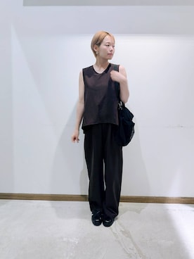 「GLOBAL WORK（グローバルワーク）のアイテム（サンダル）」を使った、のみ子さん（レディース・154cm）の夏コーディネート