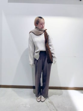 「撥水」｜のみ子さん（レディース・154cm）の秋コーディネート