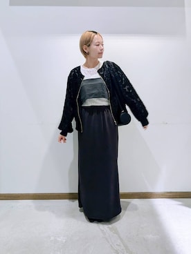 「GLOBAL WORK（グローバルワーク）のアイテム（ジャケット/アウター）」を使った、のみ子さん（レディース・154cm）の秋コーディネート