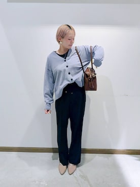 「撥水」｜のみ子さん（レディース・154cm）の秋コーディネート