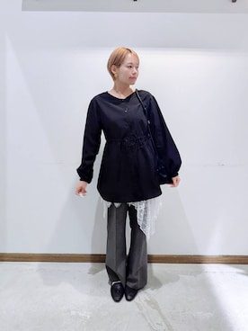 のみ子さん(レディース・154cm)の秋コーディネート