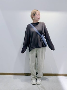 「アイテム（バッグ）」を使った、のみ子さん（レディース・154cm・30代）の夏コーディネート