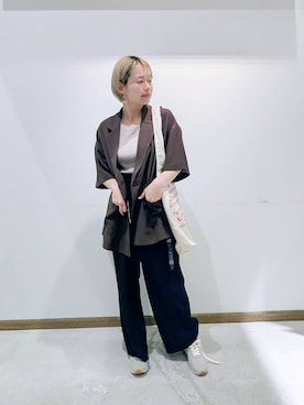 のみ子さん(レディース・154cm)の春コーディネート