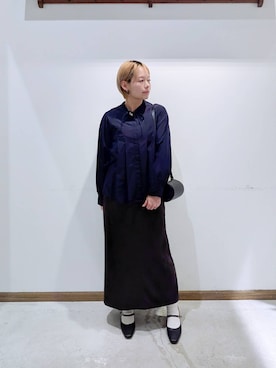のみ子さん（レディース・154cm）の秋コーディネート