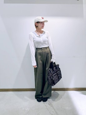 のみ子さん（レディース・154cm）の秋コーディネート