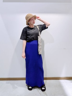 のみ子さん(レディース・154cm)の夏コーディネート