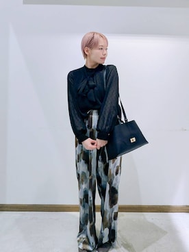 のみ子さん（レディース・154cm）の冬コーディネート