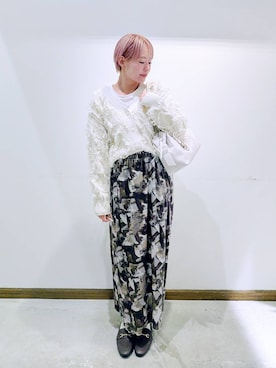 のみ子さん（レディース・154cm）の冬コーディネート