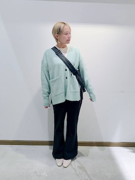 のみ子さん（レディース・154cm）の冬コーディネート