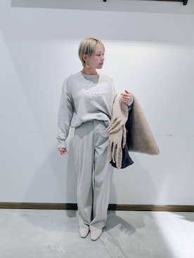 「アイテム（パンプス）」を使った、のみ子さん（レディース・154cm・30代）の冬コーディネート