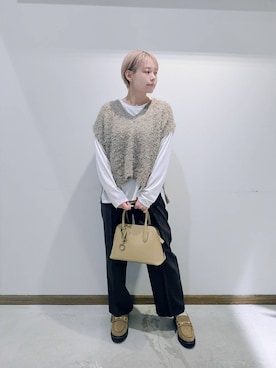 のみ子さん（レディース・154cm）の秋コーディネート