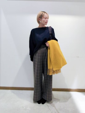 のみ子さん（レディース・154cm）の冬コーディネート