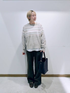 のみ子さん（レディース・154cm）の冬コーディネート