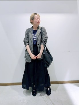 のみ子さん(レディース・154cm)の春コーディネート