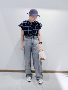 「アイテム（パンプス）」を使った、のみ子さん（レディース・154cm・30代）の夏コーディネート