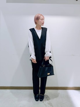 のみ子さん(レディース・154cm)の冬コーディネート