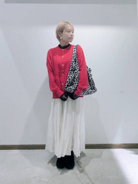 「アイテム（キャミソール）」を使った、のみ子さん（レディース・154cm・30代）の秋コーディネート