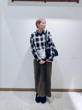 「撥水」｜のみ子さん（レディース・154cm）の秋コーディネート