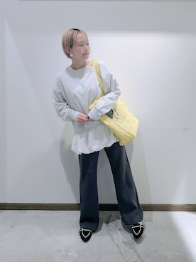 「アイテム（パンプス）」を使った、のみ子さん（レディース・154cm・30代）の秋コーディネート