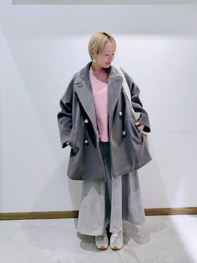 のみ子さん(レディース・154cm)の冬コーディネート