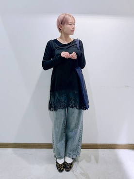 のみ子さん(レディース・154cm)の冬コーディネート