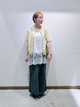 のみ子さん(レディース・154cm)の夏コーディネート