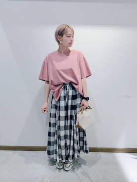 のみ子さん（レディース・154cm）の夏コーディネート