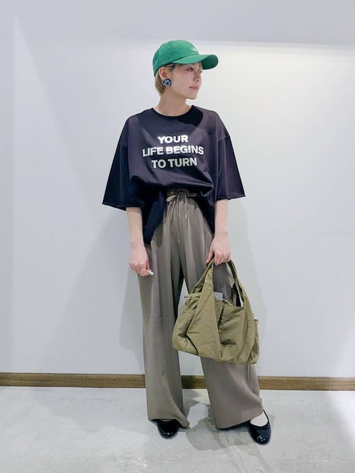 セール】乾きやすいスウェットプリント7分袖/289384（Tシャツ