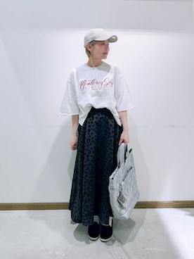 「GLOBAL WORK（グローバルワーク）のアイテム（スウェット）」を使った、のみ子さん（レディース・154cm）の春コーディネート