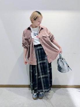 のみ子さん（レディース・154cm）の秋コーディネート