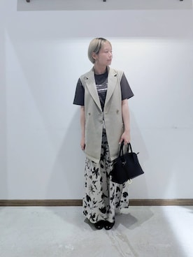 のみ子さん(レディース・154cm)の春コーディネート
