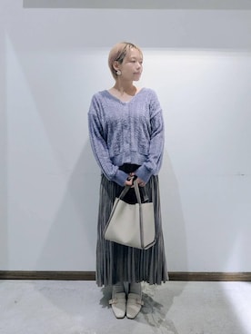 「アイテム（キャミソール）」を使った、のみ子さん（レディース・154cm・30代）の秋コーディネート